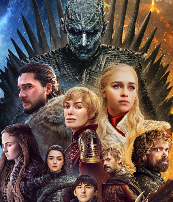 Taxtlar o yini qism uzbek tilida. Game of Thrones poster.