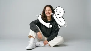 Prompt para: Retrato de Estúdio com Interação de Cartoon 2D