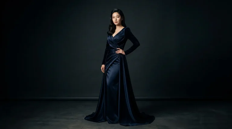 Prompt para: Fotografia Editorial de Moda de Luxo em Estúdio