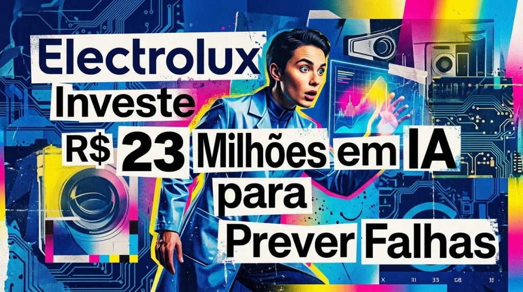 Electrolux Investe R$ 23 Milhões em IA para Prever Falhas