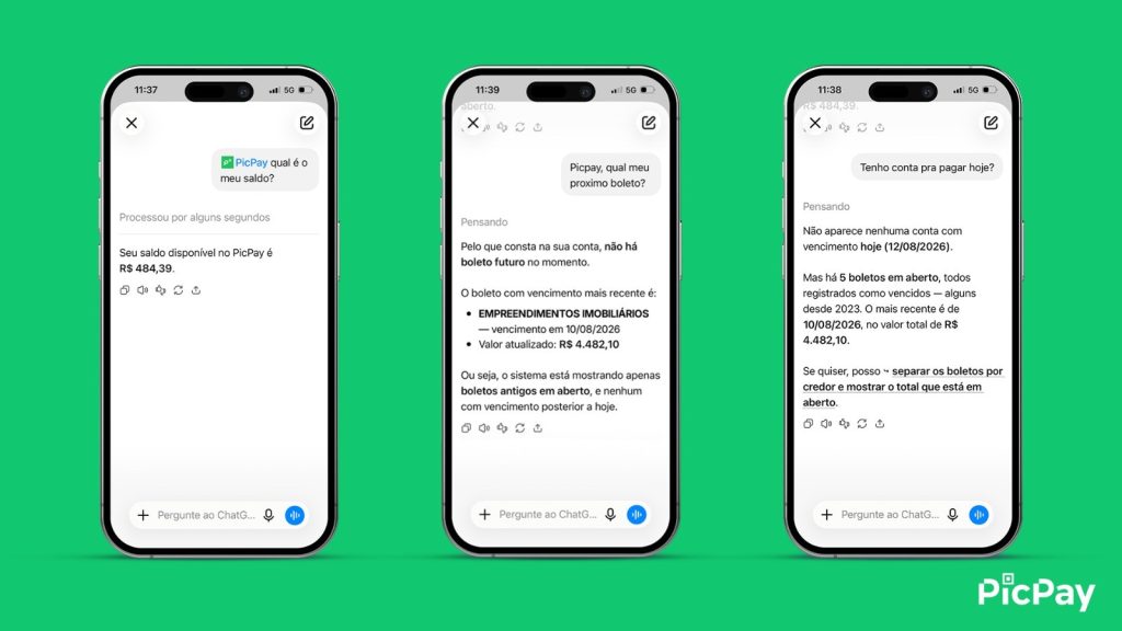 ChatGPT PicPay: Consulta de Saldo e Finanças pelo OpenAI